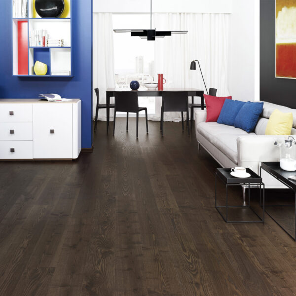 Parkettgolv Nordic Floor Ask Coffee Brunbetsad Mattlack 1-stav