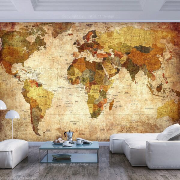 Fototapet - Old World Map - 350x245