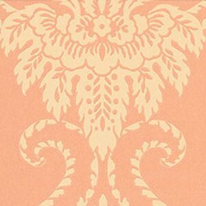 Damask - Lys Rød/Orange