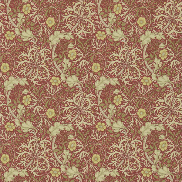 Morris Seaweed - Red/Gold