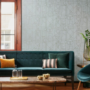 Tinted Tiles - Lush - Grey & Green