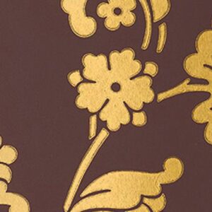 Velvet Jacquard - Brun og Guld