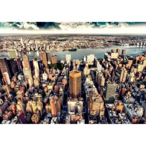 Fototapet - Bird's Eye View of New York - Standard 150x105