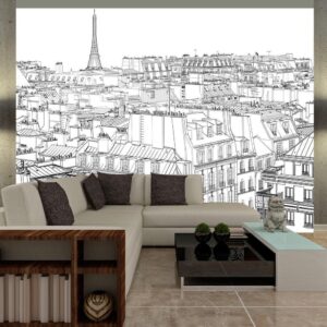 Fototapet - Parisian s sketchbook - Standard 300x231